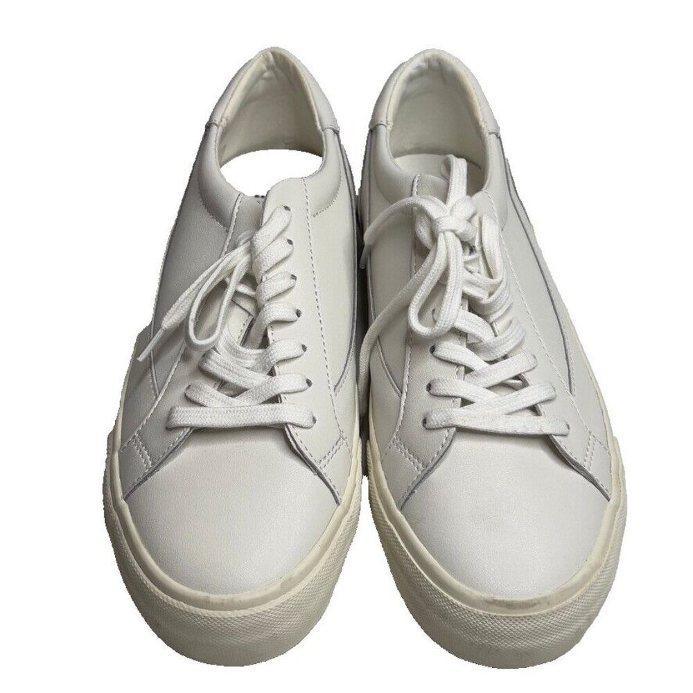 Madewell Womens $88 Sidewalk Low-Top Sneakers White Size 10 ND989 - Picture 3 of 13